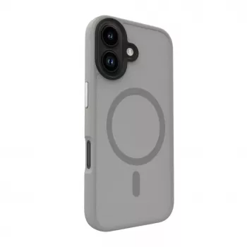 Evelatus Apple iPhone 16 hybridné puzdro s MagSafe PC+TPU strieborné