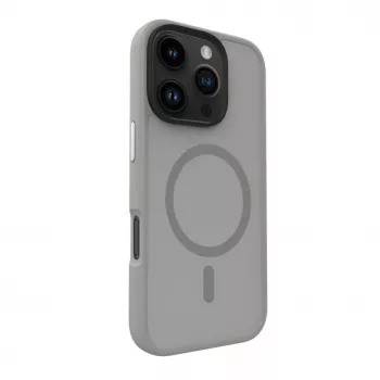 Evelatus Apple iPhone 16 Pro Max hybridné puzdro s MagSafe PC+TPU strieborné