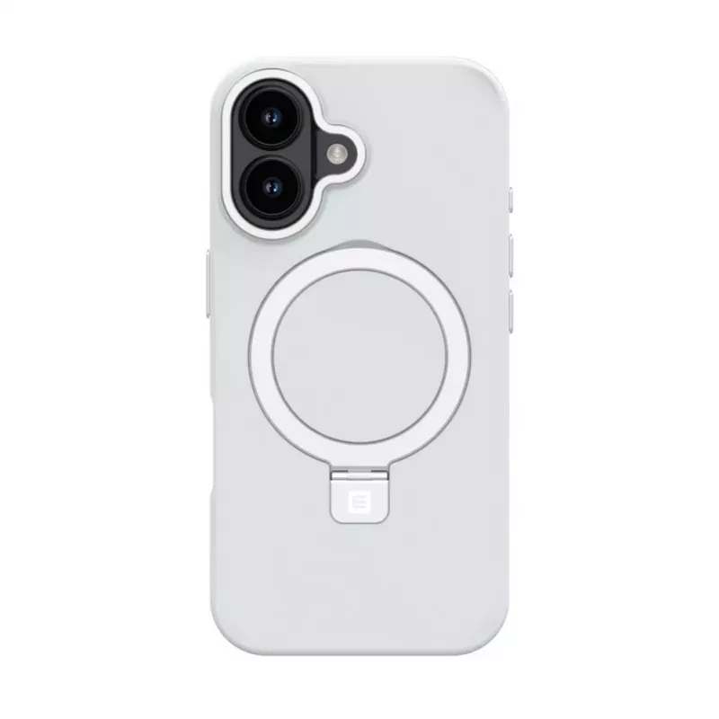 Evelatus Apple iPhone 16 Shield Case MagSafe & Stand matné strieborné