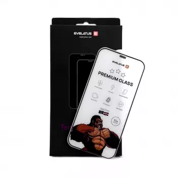 Evelatus Apple iPhone 16 Plus Corning Gorilla Glass Anti-Static 3D Full Cover 10X Stronger čierna