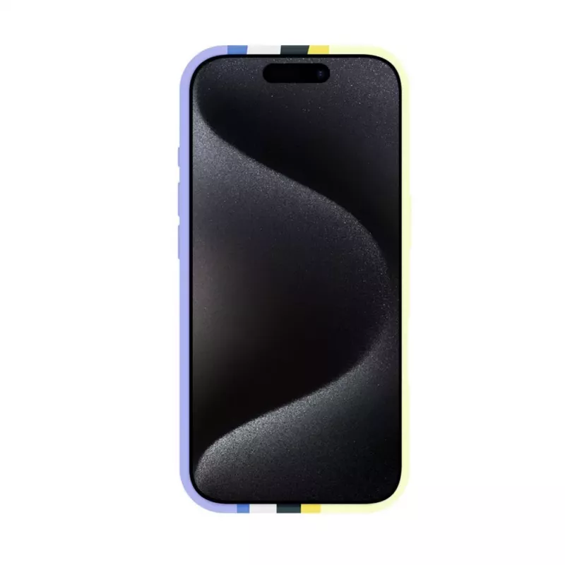Evelatus Apple iPhone 16 Pro Max viacfarebné silikónové puzdro s MagSafe Ceramic White