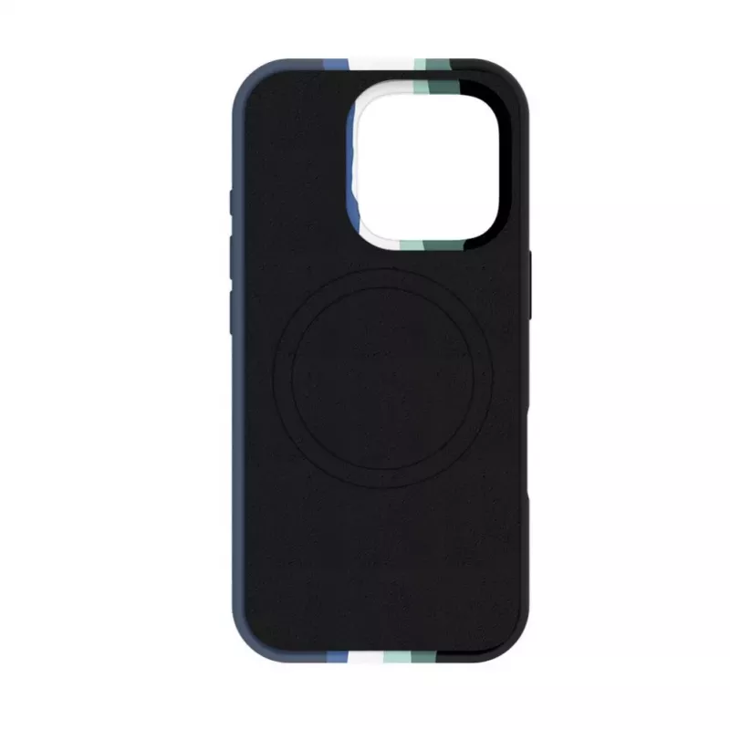 Evelatus Apple iPhone 16 Pro viacfarebné silikónové puzdro s MagSafe Aqua Blue