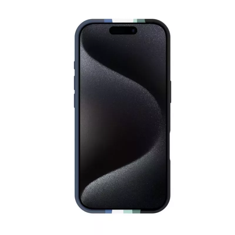 Evelatus Apple iPhone 16 Pro viacfarebné silikónové puzdro s MagSafe Aqua Blue