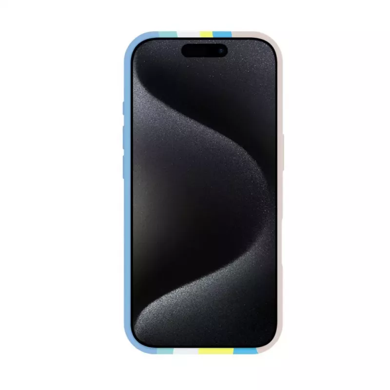 Evelatus Apple iPhone 16 Pro Max viacfarebné silikónové puzdro s MagSafe Beige Cream
