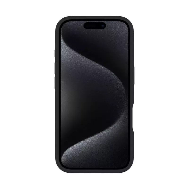 Evelatus Apple iPhone 16 Premium Magsafe so stojanom Soft Touch silikónové puzdro čierne