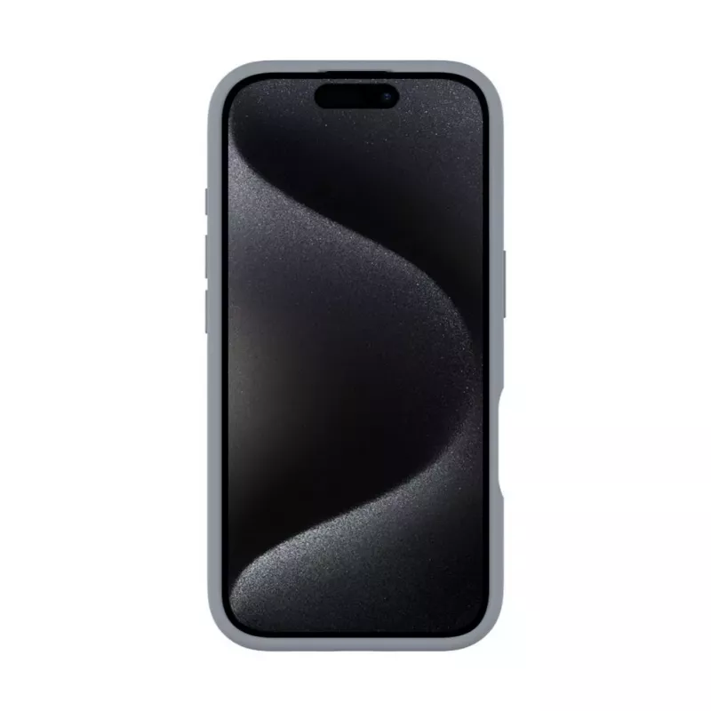 Evelatus Apple iPhone 16 Premium Magsafe so stojanom Soft Touch silikónové puzdro strieborné