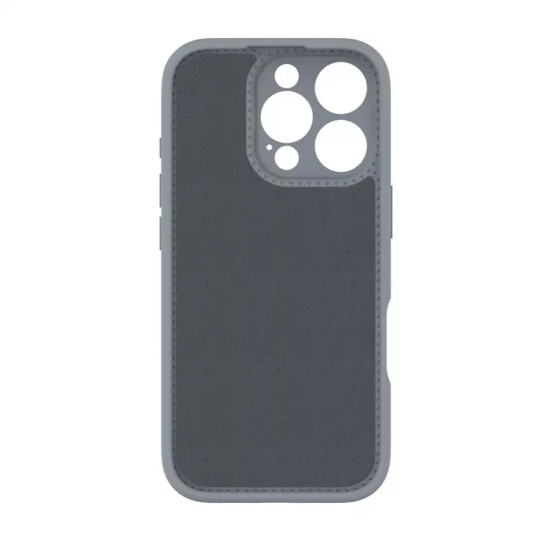 Evelatus Apple iPhone 16 Pro Premium MagSafe so stojanom Soft Touch silikónové puzdro strieborné