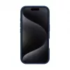 Evelatus Apple iPhone 16 Pro Max Premium MagSafe so stojanom Soft Touch silikónové puzdro tmavomodré