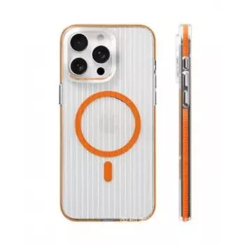 Evelatus Apple iPhone 16 Pro Max Suitcase MagSafe puzdro transparentná oranžová