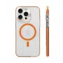 Evelatus Apple iPhone 16 Pro Max Suitcase MagSafe puzdro transparentná oranžová