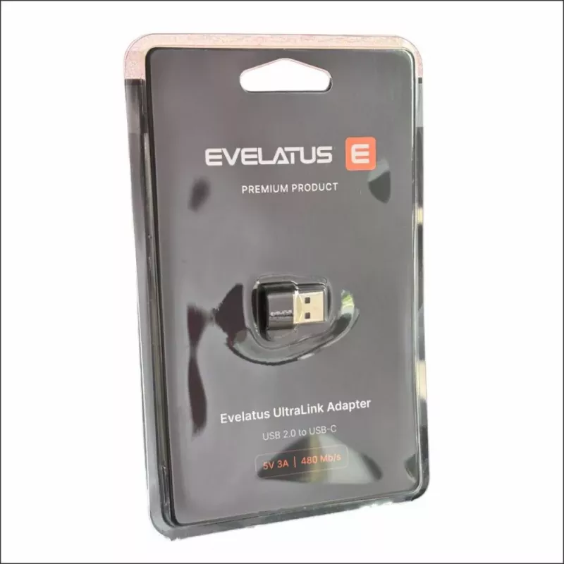 EVELATUS UltraLink OTG adaptér USB 3.0 na USB-C 5V 3A 480 Mb/s Abyss Blue
