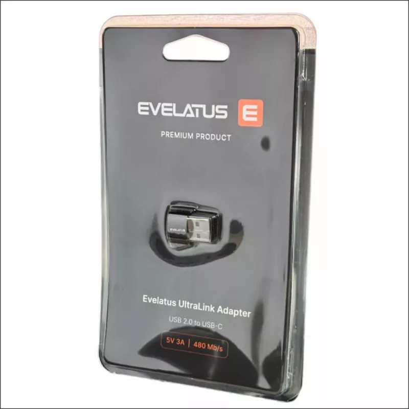 EVELATUS UltraLink OTG adaptér USB 3.0 na USB-C 5V 3A 480 Mb/s Abyss Blue