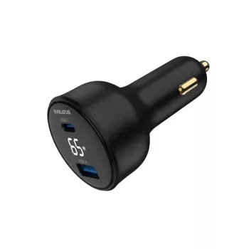 EVELATUS Express nabíjačka do auta 65W čierna