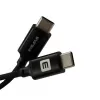 Evelatus E-Mag Power 60W USB-C na USB-C magnetický kábel 1,2m čierny
