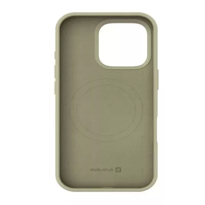 Evelatus Apple iPhone 16 Pro Premium MagSafe Soft Touch silikónové puzdro Natural Titanium