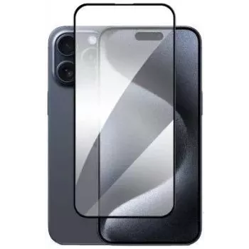 iLike Apple iPhone 16E/14/13/13 Pro Full Glue 21D tvrdené sklo ochranný kryt displeja (2 balenie) čierny