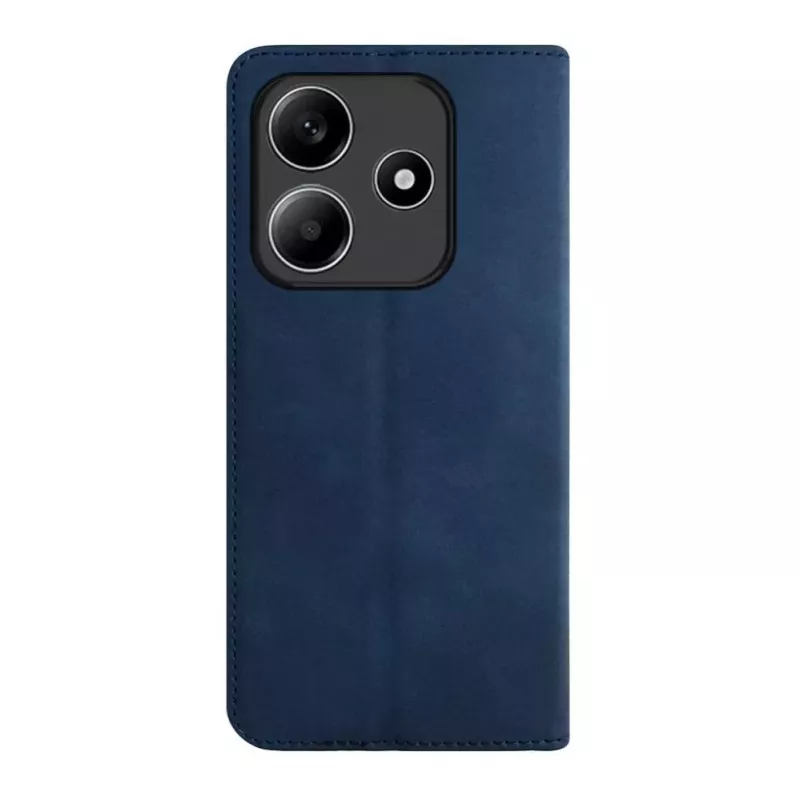 Evelatus Xiaomi Redmi Note 14 5G knižné puzdro PU koža tmavomodré