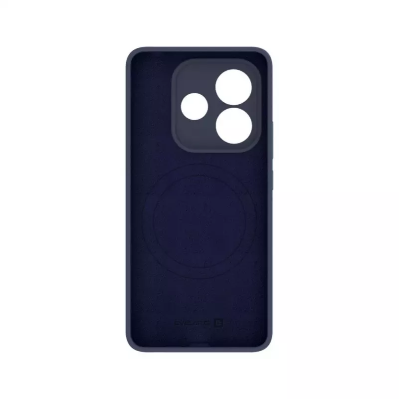 Evelatus Xiaomi Redmi Note 14 Premium magnetické silikónové puzdro Soft Touch tmavomodrá