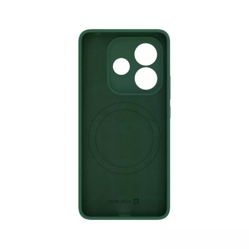 Evelatus Xiaomi Redmi Note 14 Premium magnetické silikónové puzdro Soft Touch zelená