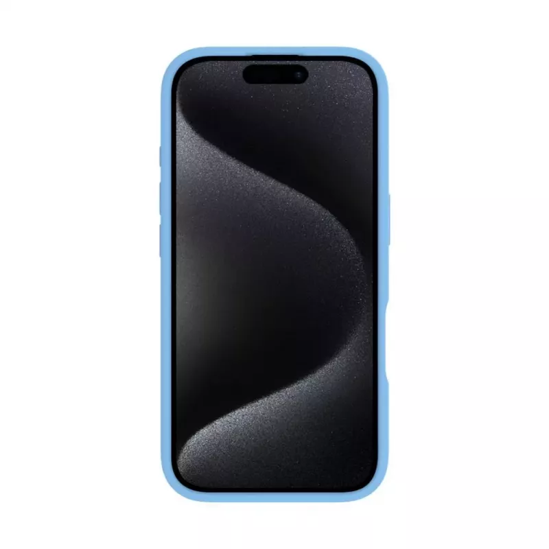 Evelatus Apple iPhone 16 Premium MagSafe so stojanom silikónové puzdro Soft Touch modrá