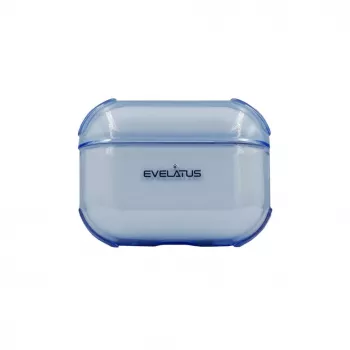 Evelatus Apple AirPods 4 TPU ochranné puzdro transparentné modrá