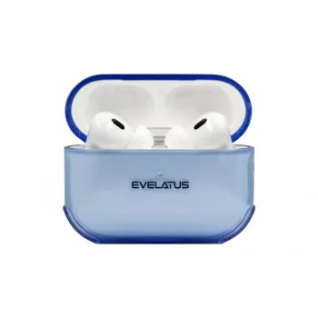 Evelatus Apple AirPods Pro TPU ochranné puzdro transparentné modrá
