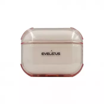 Evelatus Apple AirPods Pro 2 TPU ochranné puzdro transparentné ružová