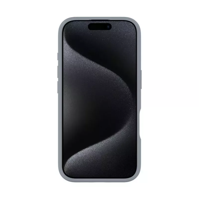 Evelatus Apple iPhone 16 Pro Max Premium MagSafe so stojanom silikónové puzdro Soft Touch strieborná