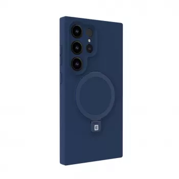 Evelatus Samsung Galaxy S25 Ultra Premium Magnetic s stojanom Soft Touch silikónové puzdro polnočná modrá
