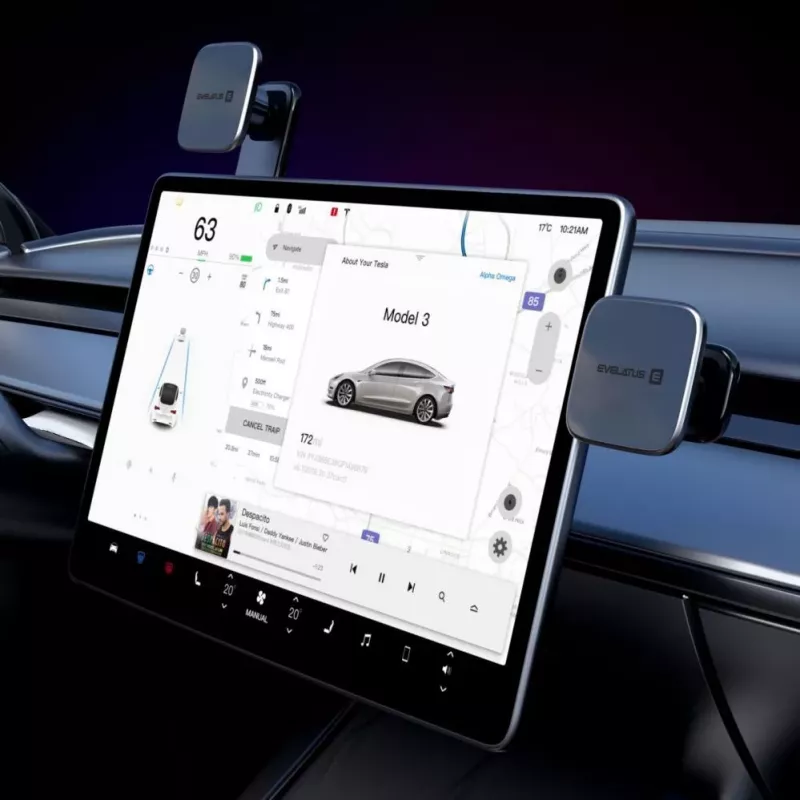 Evelatus lepiaci držiak flexibilný ohybný s MagSafe 360 C2+K3 čierny