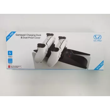 iLike P-5 Dual & Fast nabíjacia stanica pre ovládače Sony PlayStation 5 PS5 čierna
