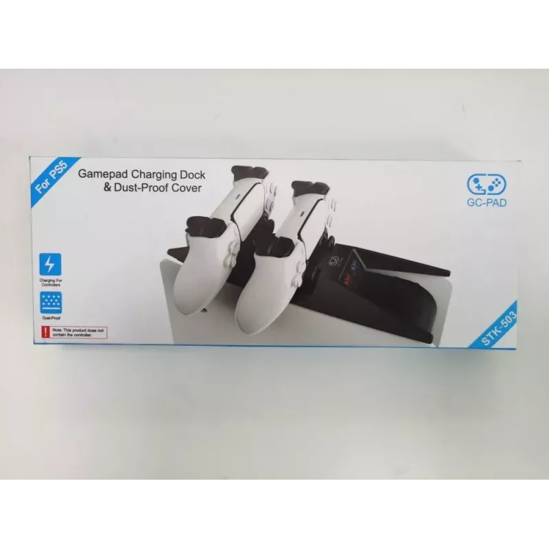 iLike P-5 Dual & Fast nabíjacia stanica pre ovládače Sony PlayStation 5 PS5 čierna