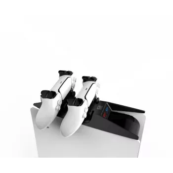 iLike P-5 Dual & Fast nabíjacia stanica pre ovládače Sony PlayStation 5 PS5 čierna