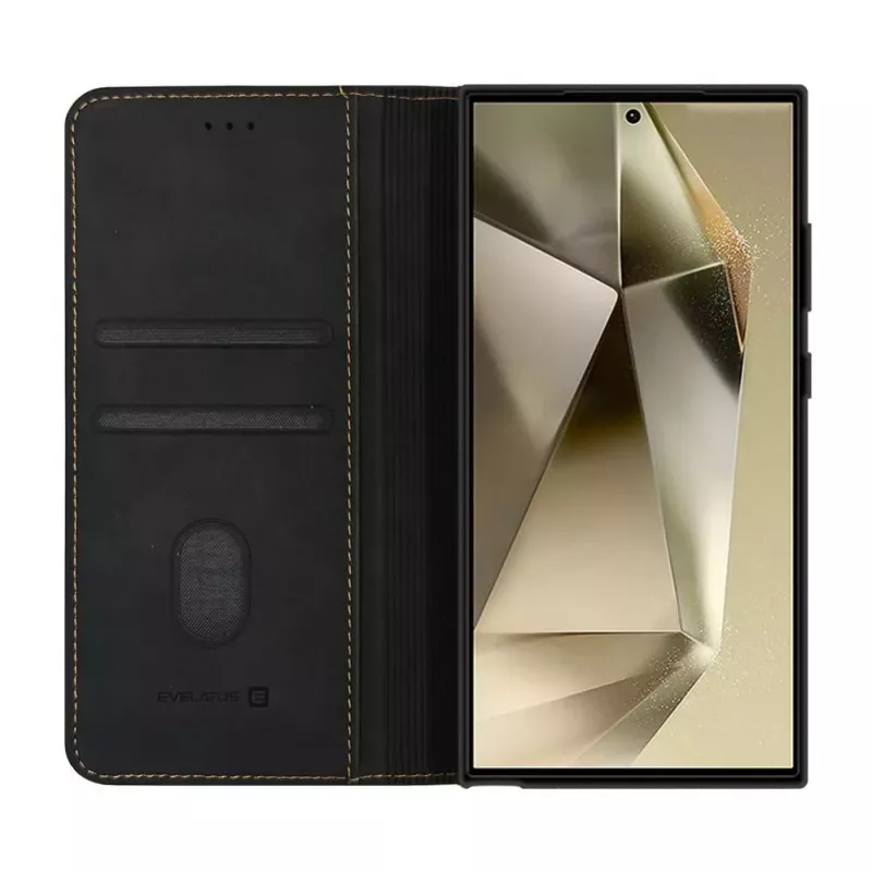 Evelatus Samsung Galaxy S24 Ultra Book Case Folio čierna