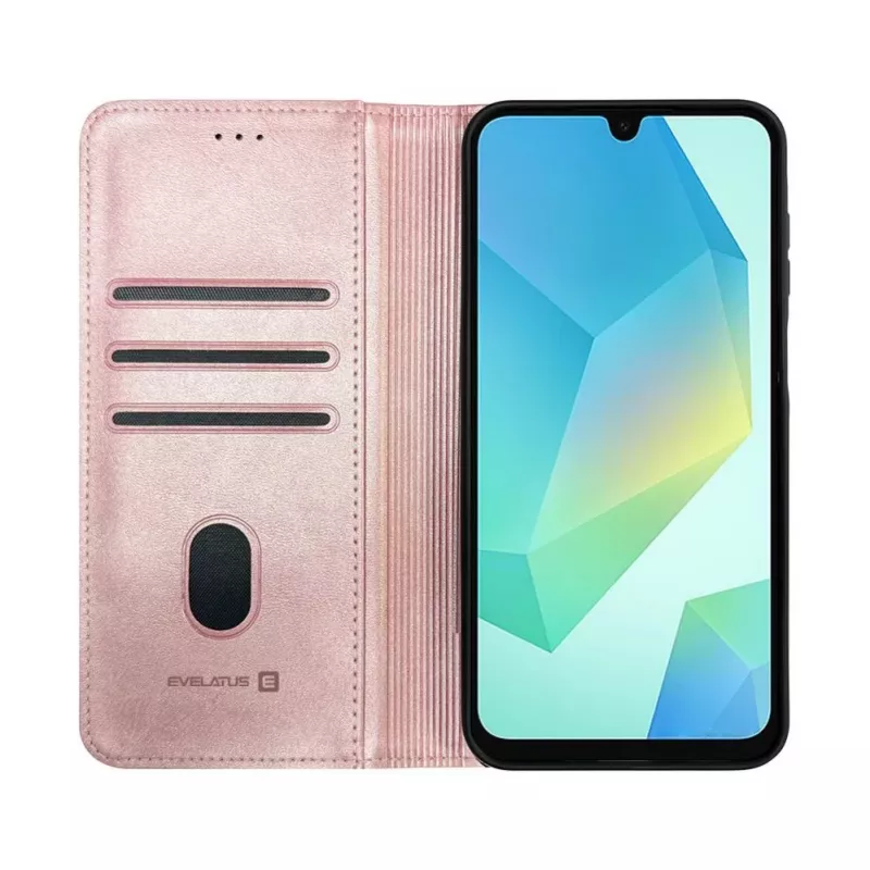 Evelatus Samsung Galaxy A56 Book Case Folio Slim ružový piesok
