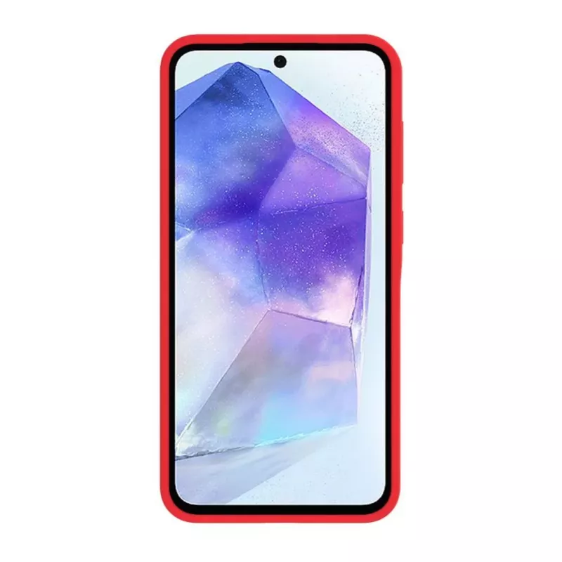 Evelatus Samsung Galaxy A56 Premium Magnetic Soft Touch silikónové puzdro červená