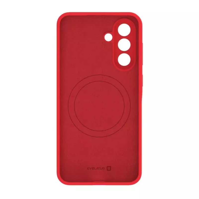 Evelatus Samsung Galaxy A56 Premium Magnetic Soft Touch silikónové puzdro červená