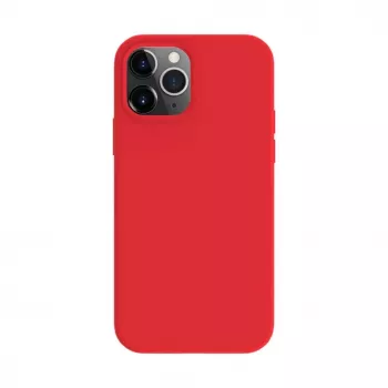 Evelatus Apple iPhone 12 / 12 Pro Premium MagSafe Soft Touch silikónové puzdro červená