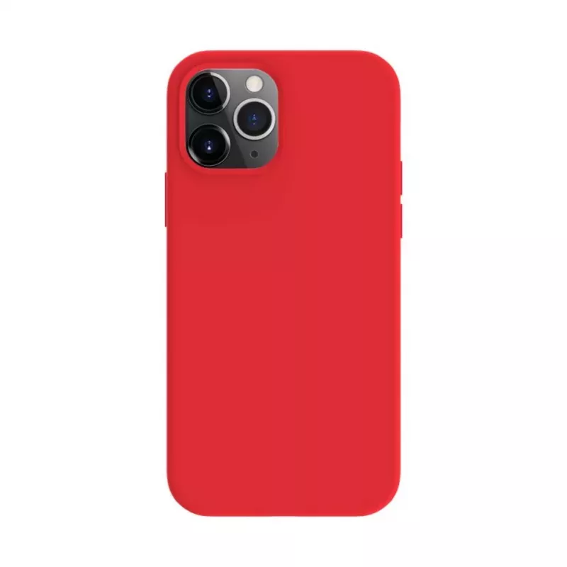 Evelatus Apple iPhone 12 / 12 Pro Premium MagSafe Soft Touch silikónové puzdro červená
