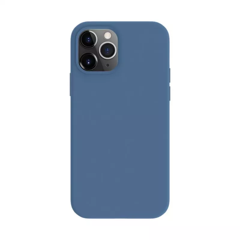 Evelatus Apple iPhone 12 / 12 Pro Premium MagSafe Soft Touch silikónové puzdro námornícka modrá
