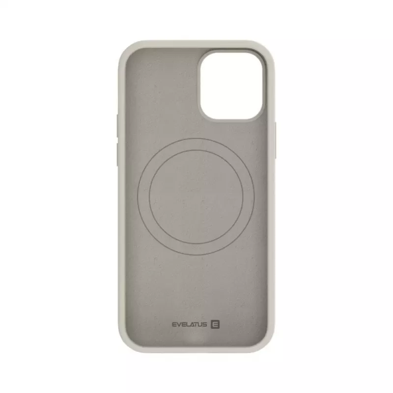 Evelatus Apple iPhone 12 / 12 Pro Premium Magsafe Soft Touch silikónové puzdro kamienková