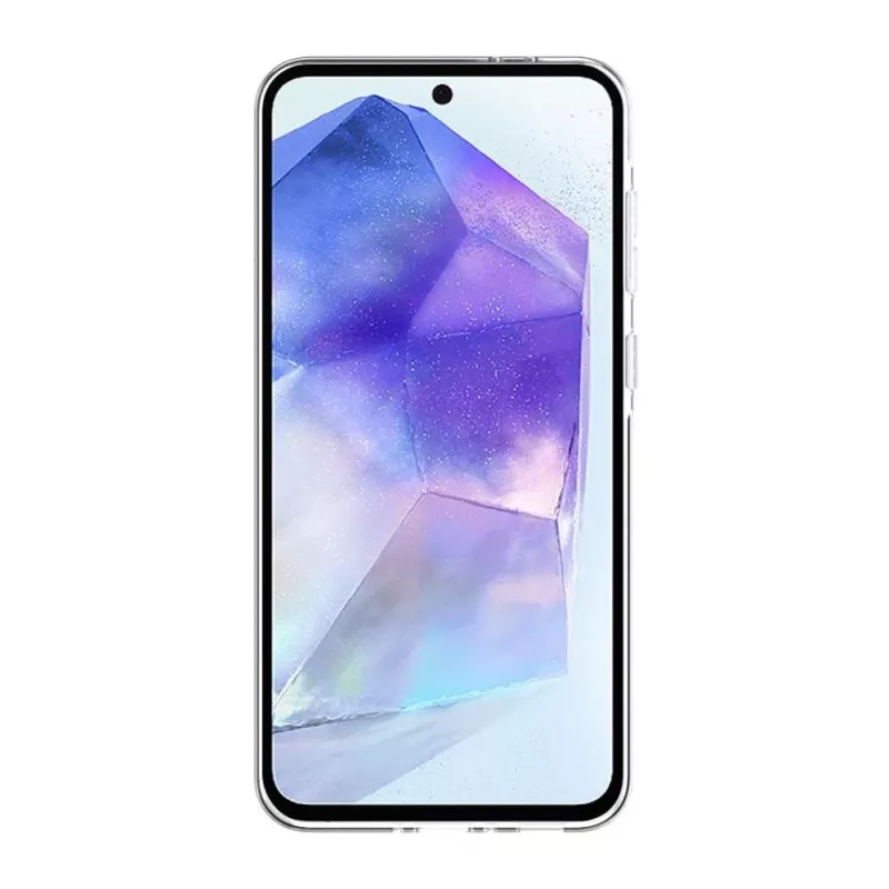 Evelatus Samsung Galaxy A56 Clear silikónové puzdro 1,5mm TPU transparentná