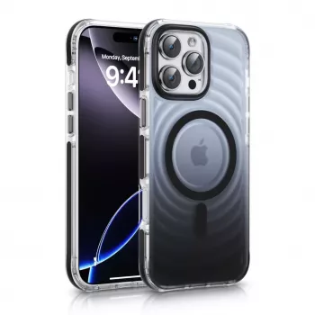 Evelatus Apple iPhone 15 EchoWave Clear MagSafe čierna