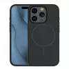 iLike Apple iPhone 15 Pro Soft Touch silikónové puzdro s magnetom čierne