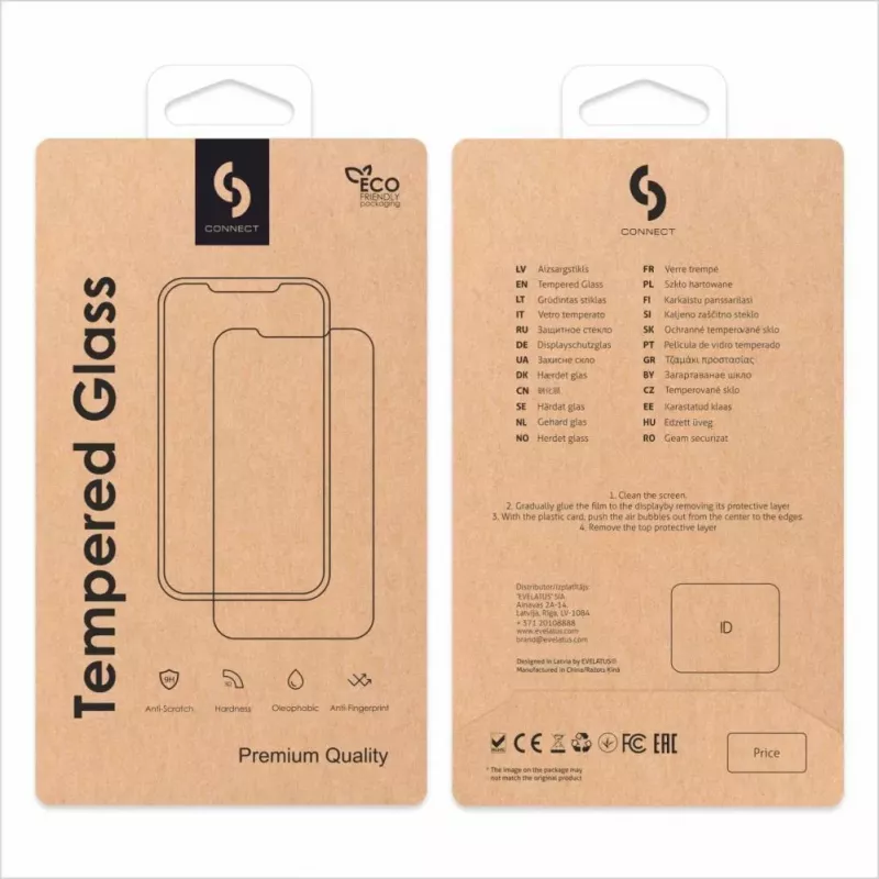 Connect Xiaomi Poco X7 2.5D Full Cover Japan Glue Glass Anti-Static Stronger čierna ochranné sklo