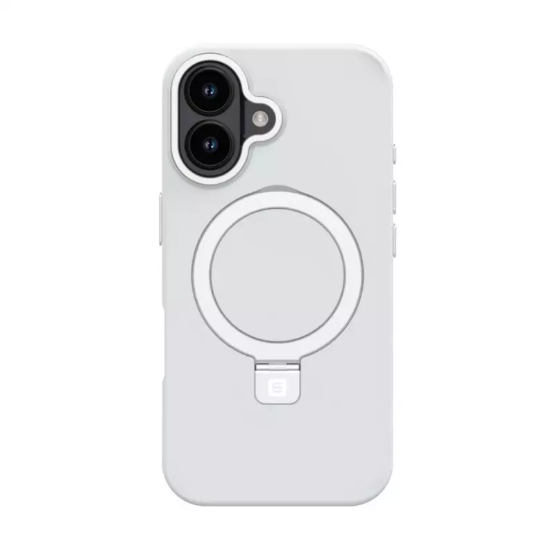 EVELATUS Apple iPhone 17 Shield puzdro s MagSafe a stojanom matné strieborné