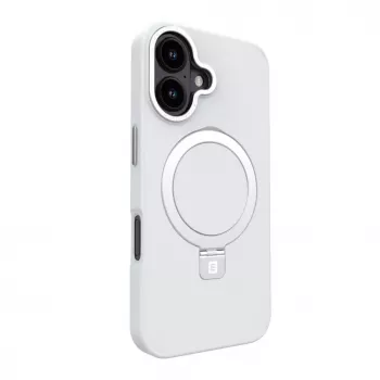 EVELATUS Apple iPhone 17 Shield puzdro s MagSafe a stojanom matné strieborné
