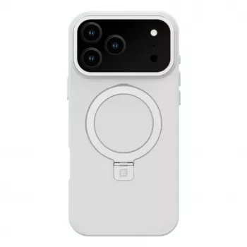Evelatus Apple iPhone 17 Pro Max Shield puzdro s MagSafe a stojanom matné strieborné