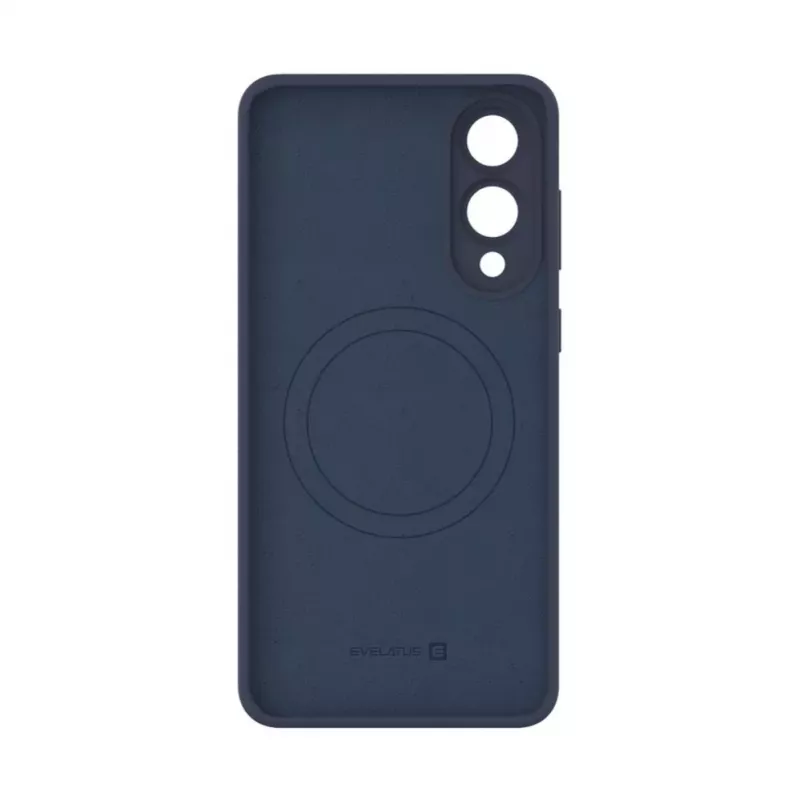Evelatus Samsung Galaxy S25 Edge Premium magnetické soft touch silikónové puzdro Midnight Blue