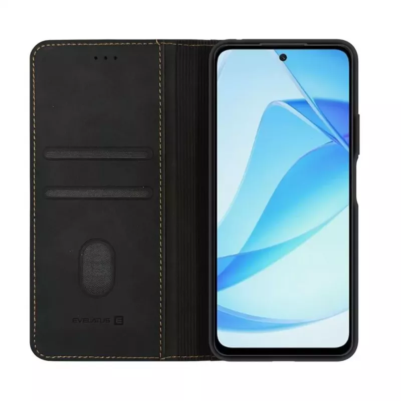 Evelatus Xiaomi Redmi 15 4G Knižkové puzdro Folio, čierne